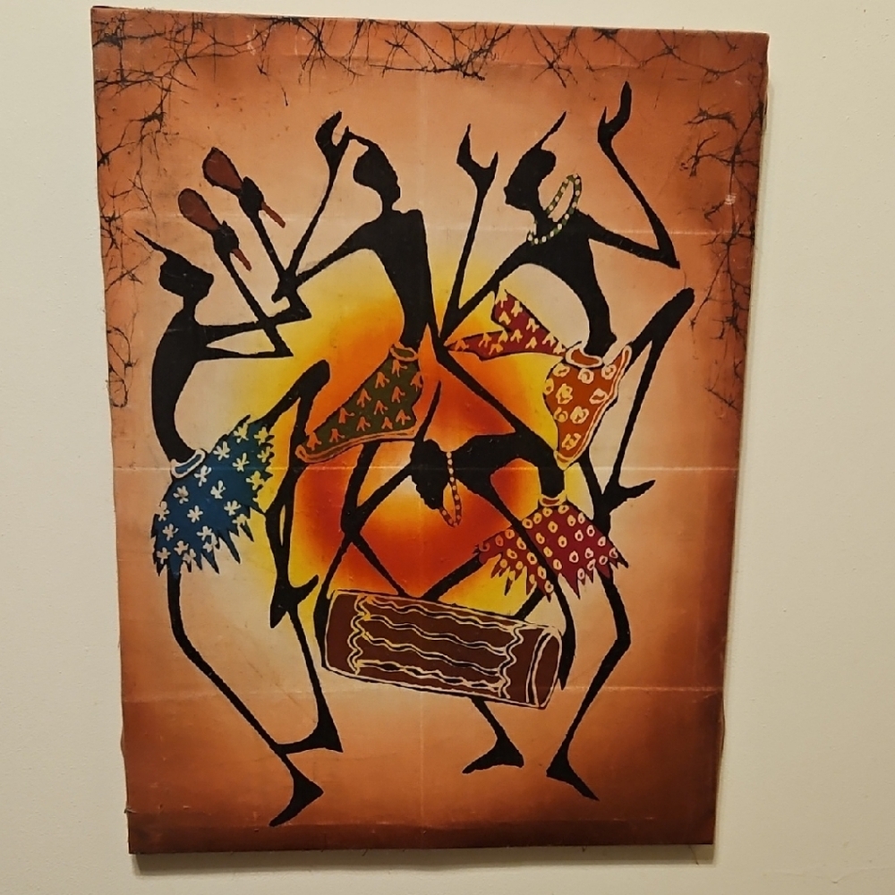 Colorful Tribal Art Canvas